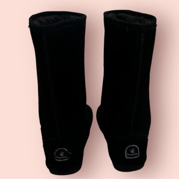Bearpaw Emma tall black winter ugg boots size 8 - Picture 6 of 7